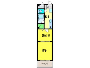 大町ＰＣハイツⅠ号館の物件間取画像